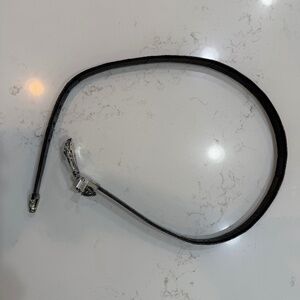 BRIGHTON reversible Black/Brown leather women’s belt—38.5” length